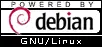 Powered by Debian Linux